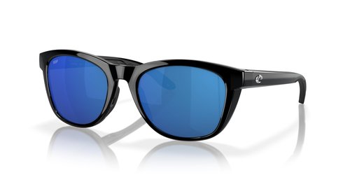 Costa Del Mar Aleta Sunglasses, Black/Blue Mirrored 580P, 54