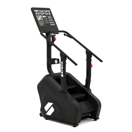 STEPR Classic Stair Master with LED Touchscreen, Commercial Grade Stairmaster Machine for Home, 140 Steps/Min, Bluetooth Stepper Machine, Resistance Band Attachments, Mobile App, 375 lb Capacity
