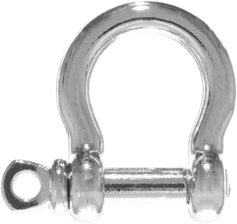 Paracord Planet Stainless Steel and Alloy B-Shackles, D-Shackles, O-Shackles, & U-Shackles for Paracord Survival Bracelets (Pack and Single Sizes)