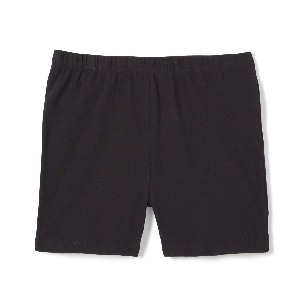 French Toast Girls' Stretch Kick Short Biker Shorts, Black, 3T Toddler