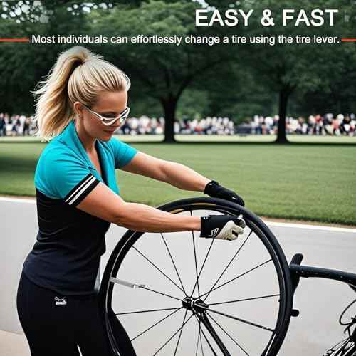 Bicycle Tire Levers, Iron Tire Spoons, Professional Bike Tire Removal Tool for Road, Mountain Bike, etc