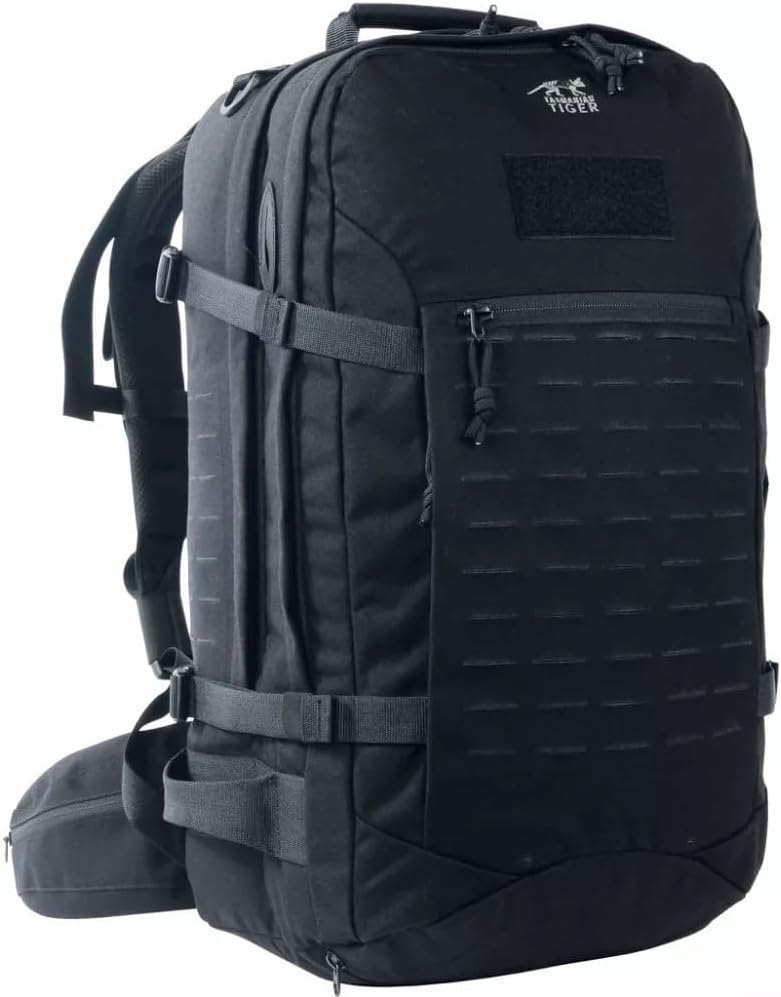 Tasmanian Tiger Mission Pack Mk II, 37L Combat Backpack with Laser Cut MOLLE System, YKK RC Zippers, Olive