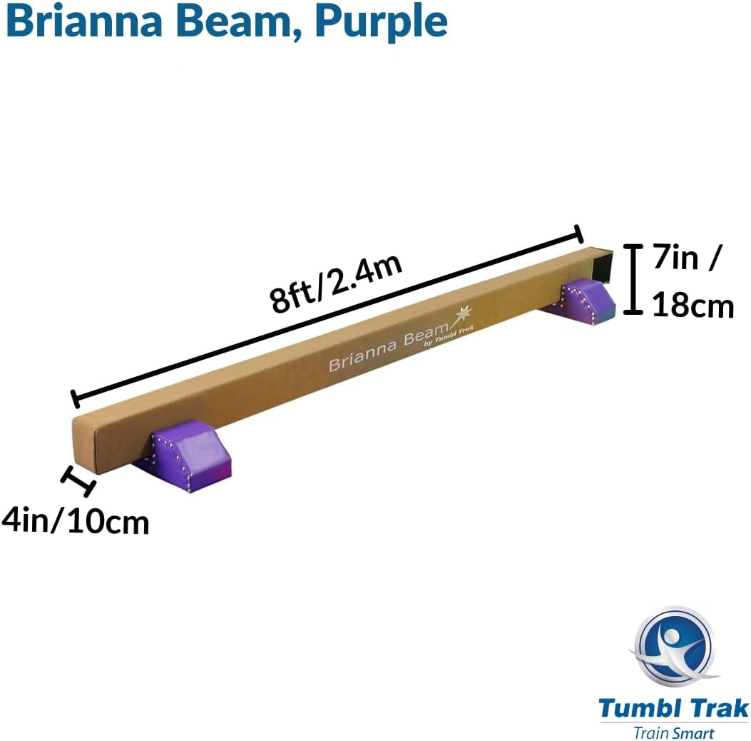 Tumbl Trak Brianna Balance Beam, Suede