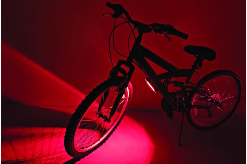 GoBrightz LED Bike Frame Light - Night Riding Underglow Light Bar with 4 Modes - Cool Bicycle Lights for Kids & Adults