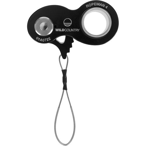 Wild Country Ropeman 4 Ascender - Lightweight Rope Clamp for Climbing, Hunting, Tree Climbing, & Rigging - Black - One Size