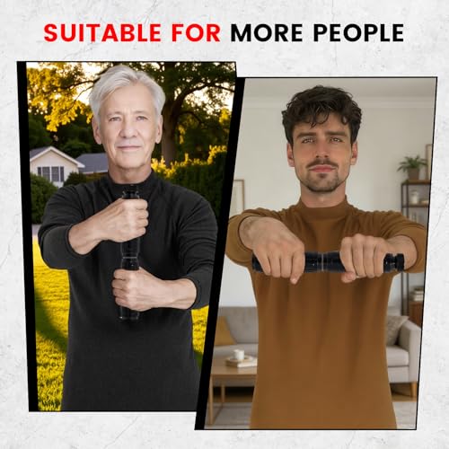 Black Forearm Strengthener Grip Trainer with Silicone Handle - Adjustable Metal Resistance