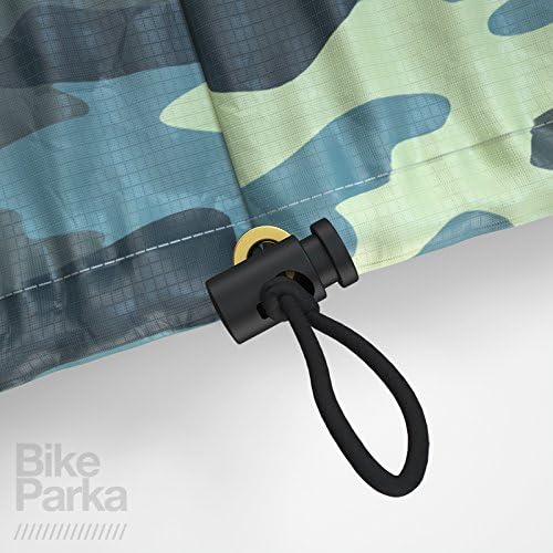 Urban Bike Cover - Waterproof & Durable with Lock-Through Panels, RipStop fabric, Adjustable for Any Bike, Attachable Stuff Sac - Ideal for Bikes in Daily Use (Ciel Blue)