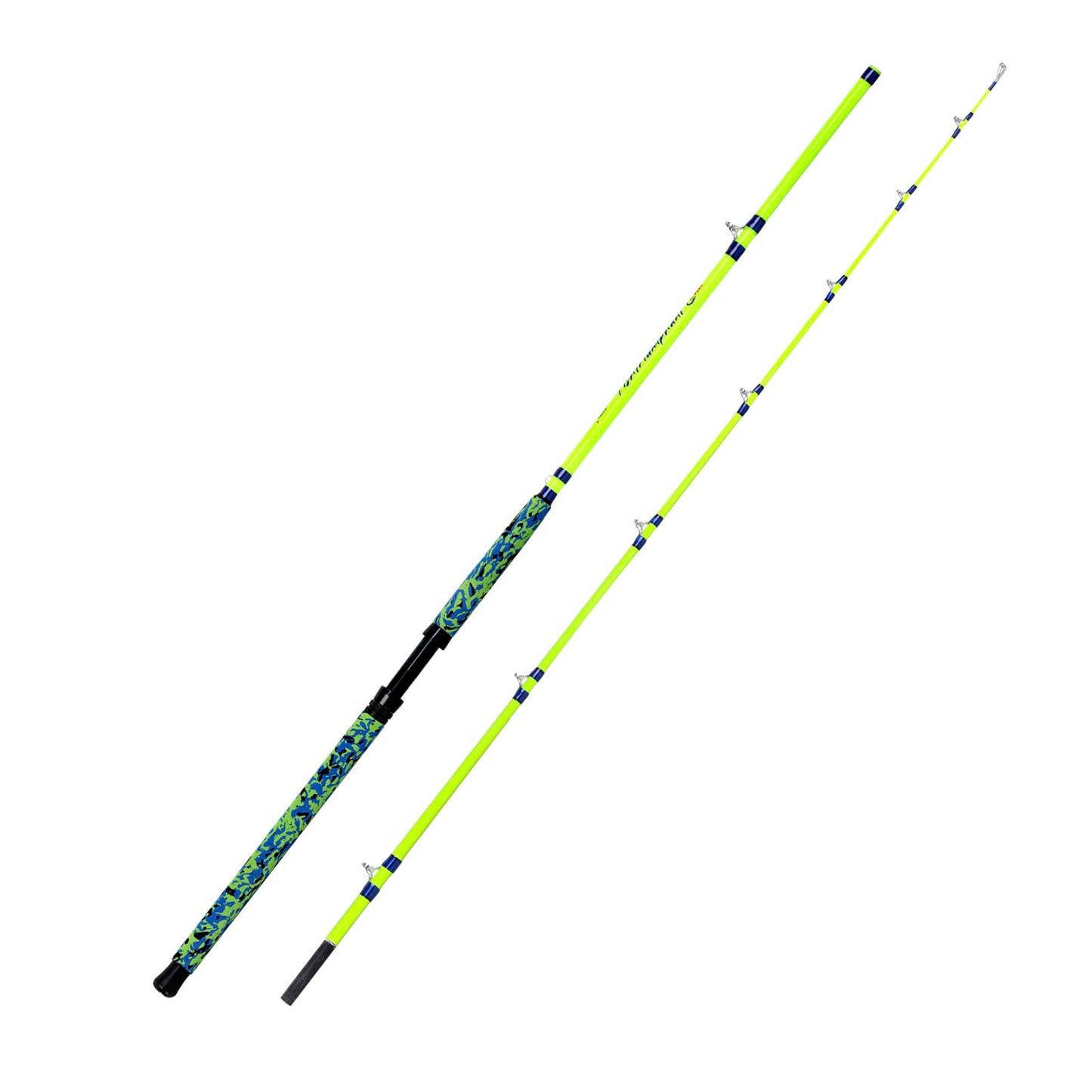 Fiblink Catfish Fishing Rods, 1 Piece/2 Piece Catfishing Pole, Medium Heavy Catfish Cat Casting Rod (7'6"/8'6’/9'6”) (2pc - 8'6"MH (10-50lbs))