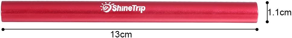 4Pcs Tent Repair Poles, Aluminium Alloy Tent Pole Replacement Tube Kit for Diameter 7.9-8.5mm Tent Poles Replacement Tent Pole Repair Kit