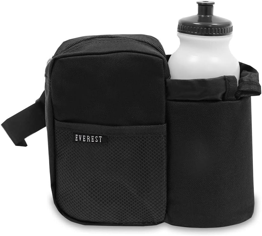 Everest Sports Bottle Waist Pack, Navy, One Size