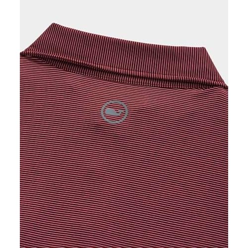 vineyard vines Mens St. Jean Stripe Sankaty Performance Polo