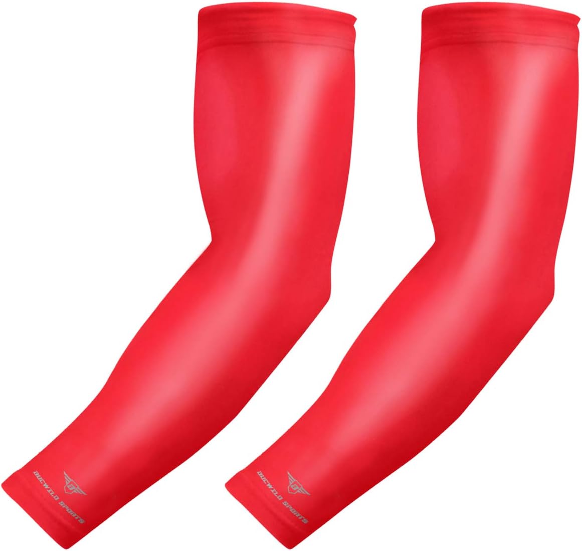 Solid Color Compression Arm Sleeves by Bucwild Sports Youth & Adult (1 Pair)