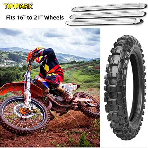 Bike Tire Levers - Motorcycle Tire Spoons Iron Set Dirt Bike Tire Changing Tools 10" Lengthen Premium Stainless Steel Repair Tube for Motorcycles Electric Bicycles Mountain Dirtbike
