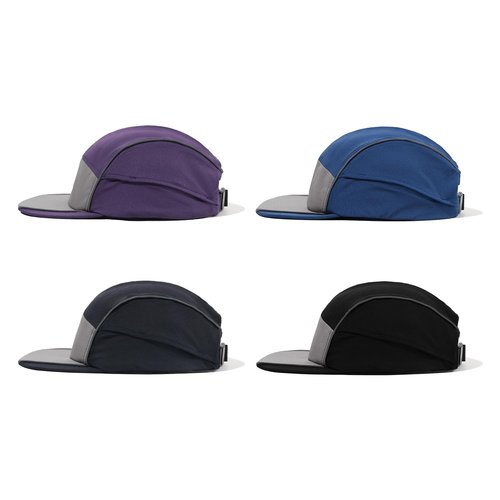 Croogo Soft Brim Baseball Cap Flat Bill Sports Trucker Hat Men Quick Dry Dad Hats Adjustable Sun Hat Golf Caps,Blue-ABC04