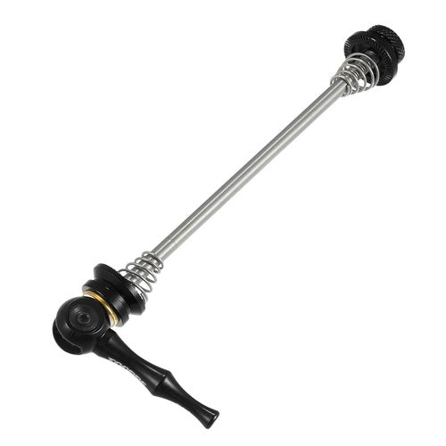 X AUTOHAUX 1 Pair Bike Bicycle Quick Release Axles Skewers Lever Front Rear Bike Axle Wheel Hub 140mm 180mm Black for MTB Moutain Road Bike Titanium Alloy