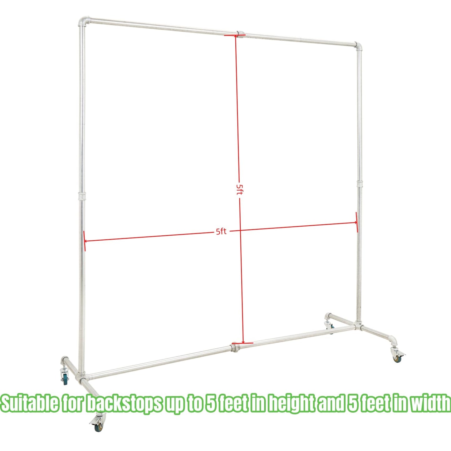 KAINOKAI Archery Backstop Stand Archery Backstop Frame(5x5 ft)
