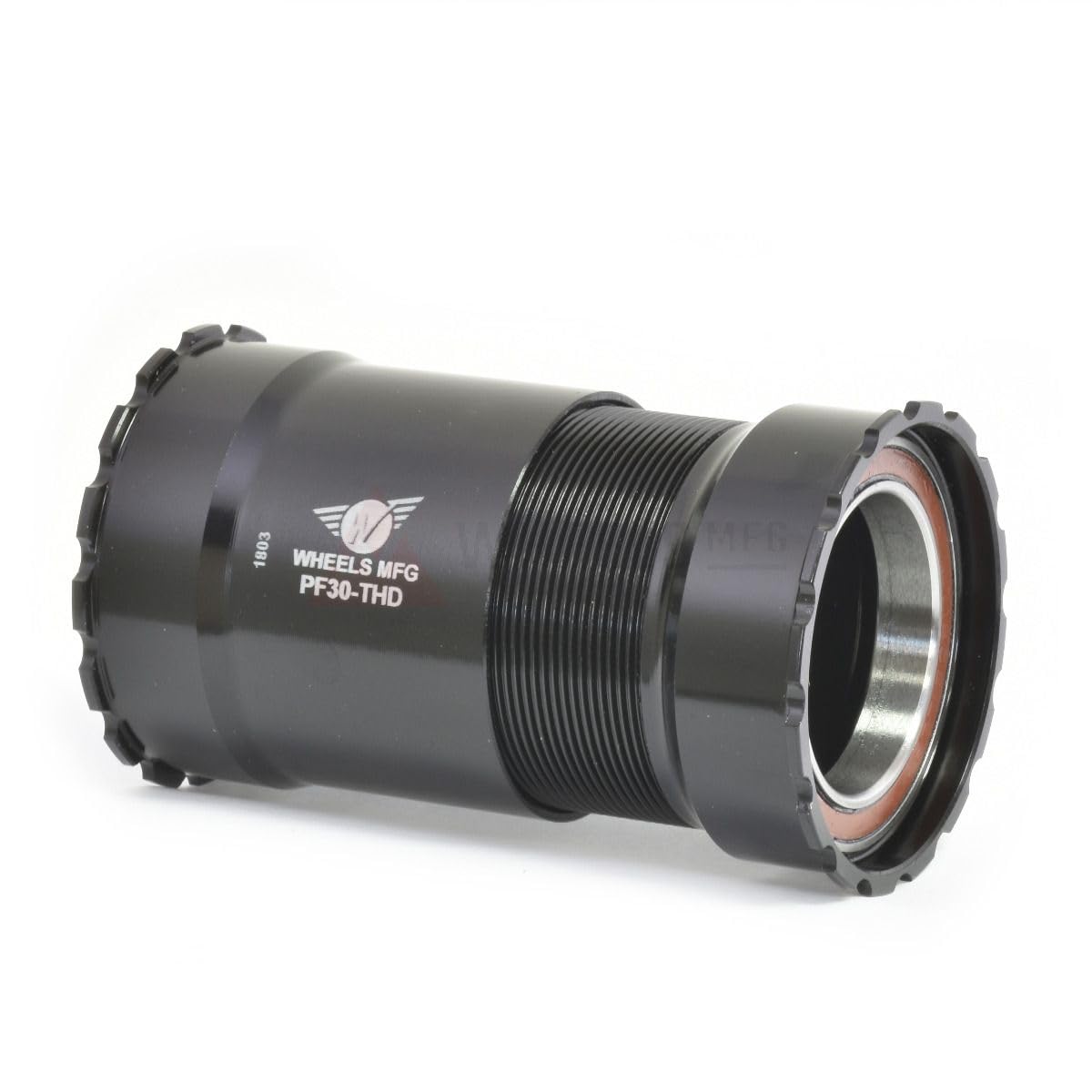 Wheels Manufacturing PF30 Threaded Angular Contact Bearings for 30mm Black,One Size,PF30-THD-AC