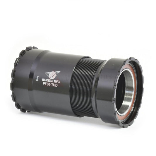 Wheels Manufacturing PF30 Threaded Angular Contact Bearings for 30mm Black,One Size,PF30-THD-AC