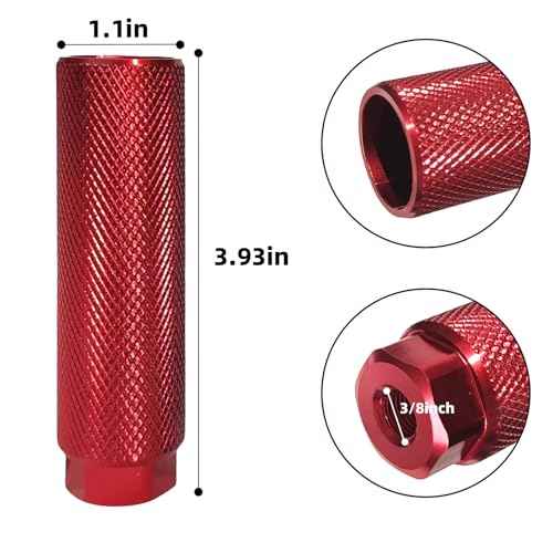Bike Pegs, Aluminum Anti-Skid BMX Bicycle Foot Pegs for Mountain Bike Cycling, Stunt Pegs Fit 3/8 inch Axles