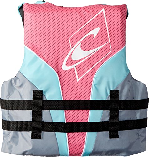 O’Neill Youth SuperLite USCG Approved Life Vest - Turquoise/Berry/Smoke, One Size