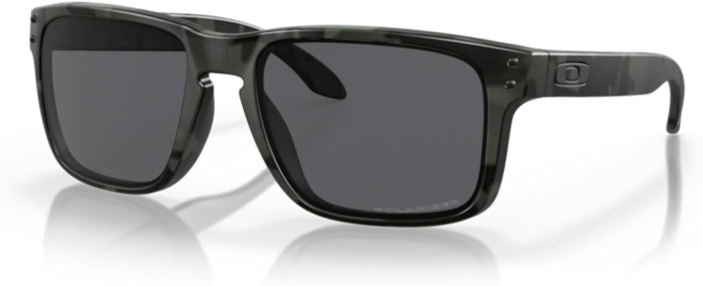 OAKLEY Holbrook OO9102 Square Sunglasses for Men+ Bundle Accessory Leash Kit, Microfiber Pouch