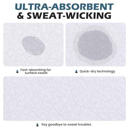 GXCROR Cooling Bandana Cap, Sweat Wicking Helmet Liners, Skull Caps, Doo Rag for Motorcycle, Bicycle, Running, Outdoor Work