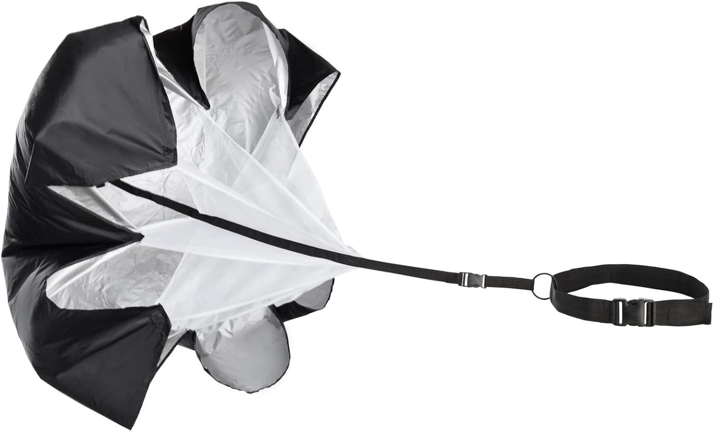 Juvale Agility Ladder Set - 20 ft Adjustable Ladder - 6 Yellow Disc Cones & Resistance Parachute - Football & Soccer Drills - Cones for Sports Training & Running Parachute Speed Training