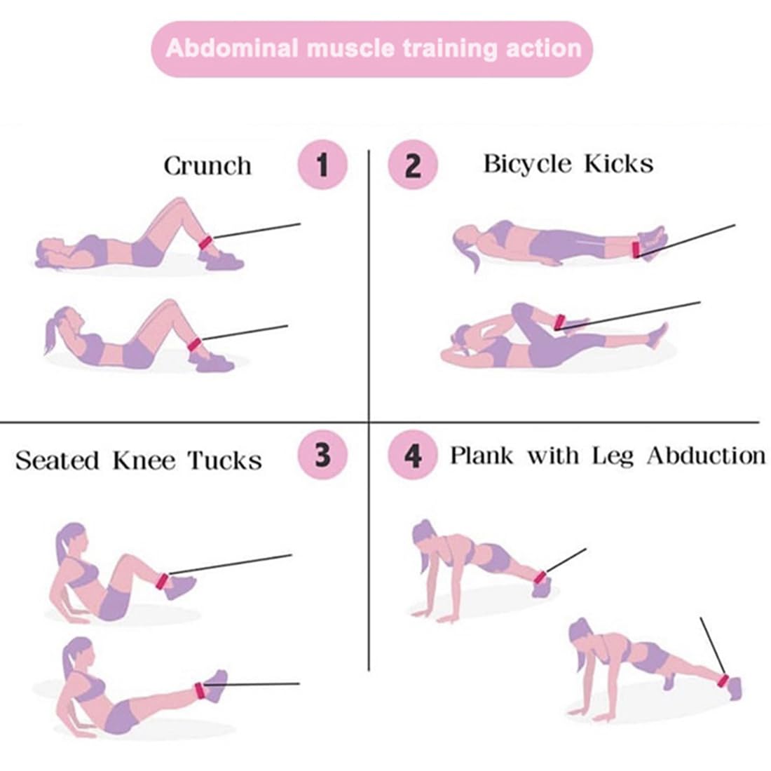 Ankle Straps Ankle Bands Wrist Cuffs Padded Straps Adjustable Fitness Glute Kickback D-Ring for Cable Machine with Extra Foot Heel Belts 1 Pair