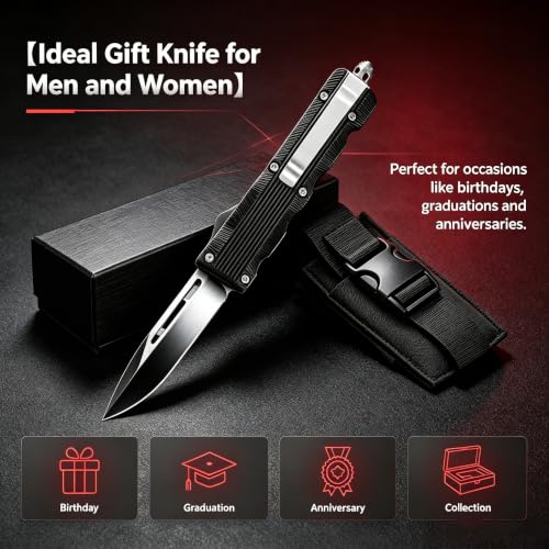 Outdoor Folding Knife with Zinc Alloy Handle and Emergency Window Breaker