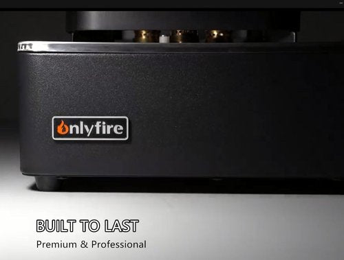 ONLYFIRE Portable Butane Stove with Carry Case, Mini Camping Stove Instant Ignition, Windproof Camp Stove for Camping, Hiking, RV Trip, Backpacking and Emergency, Black GS336
