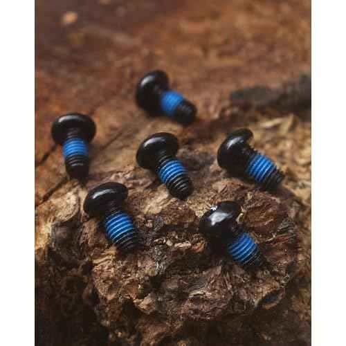 Bicycle Disc Brake Bolts Bike T25 Rotor Screws M5x10mm for Mountain Bike,Roadbike,BMX- 12 Pcs (Black)