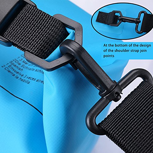 Bear Outdoor Waterproof Dry Sack Bag Blue 30L for Boating Camping Hiking