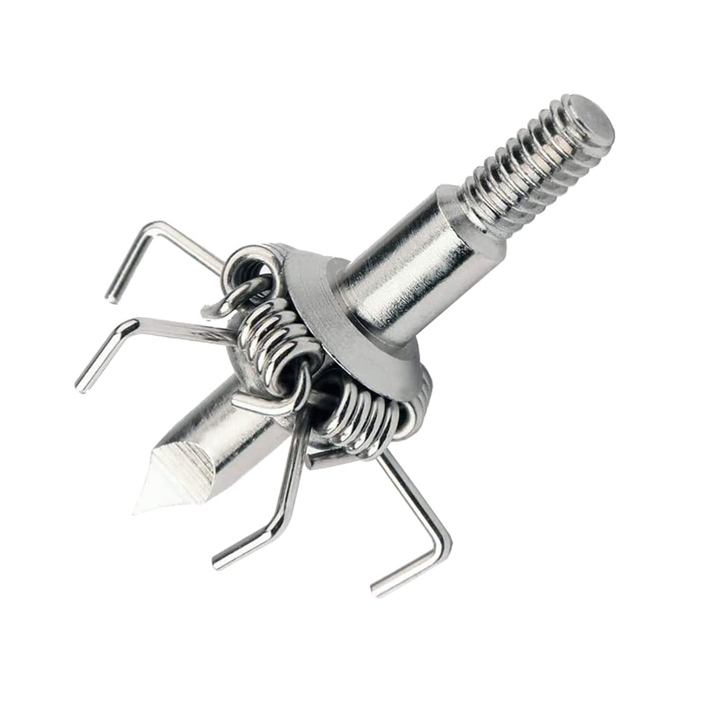 FUNTRESS 12PK Archery Judo Broadheads,100 Grain Arrow Points Tip for Hunting Game