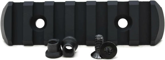 7-Slot KeyMod Aluminum Picatinny Rail Section Accessory - Proudly Made in USA - Includes 2 KeyMods & 2 Screws