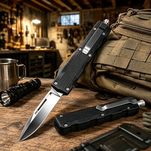 Outdoor Folding Knife with Zinc Alloy Handle and Emergency Window Breaker