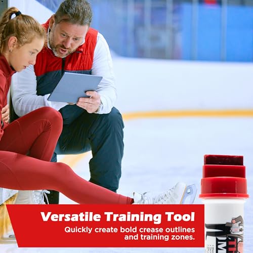 Ice Hockey Line Marker for Rink Training and Practice - Red
