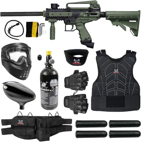 Maddog Tippmann Cronus Tactical Protective Paintball Gun Marker Starter Package