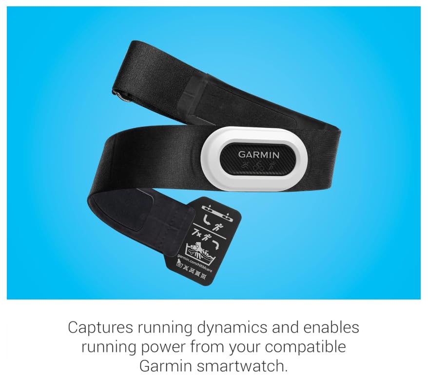Garmin HRM-Pro Plus Premium, Chest Strap Heart Rate Monitor, Running Dynamics, ANT+, Bluetooth with Wearable4U Power Bank Bundle