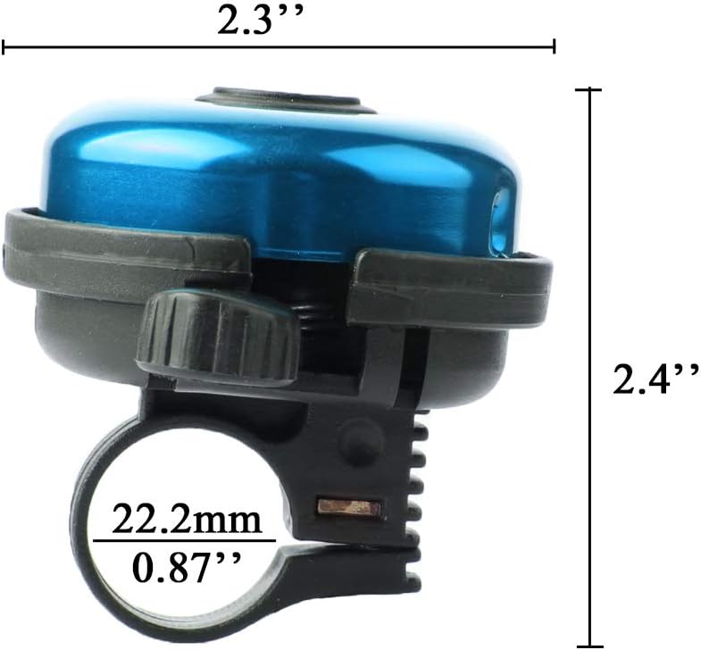 Aluminum Bike Bell, Loud Sound Bicycle Bell for Adults Kids Girls Boys