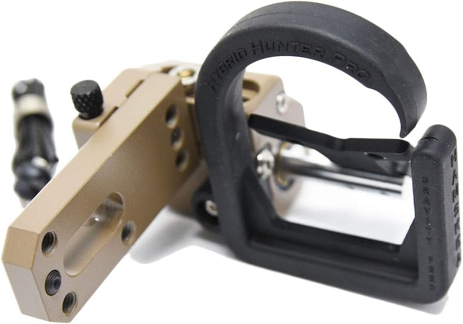 HAMSKEA ARCHERY SOLUTIONS Hybrid Hunter Pro Micro Tune/Drop Away Recurve Compound Arrow Rest for Bowhunting