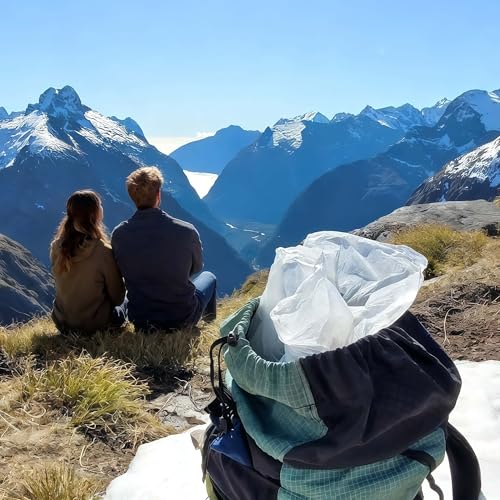 Heavy-Duty Nylon Backpack Liner Bags 20x36 Inch - 10 Pack for Camping & Travel