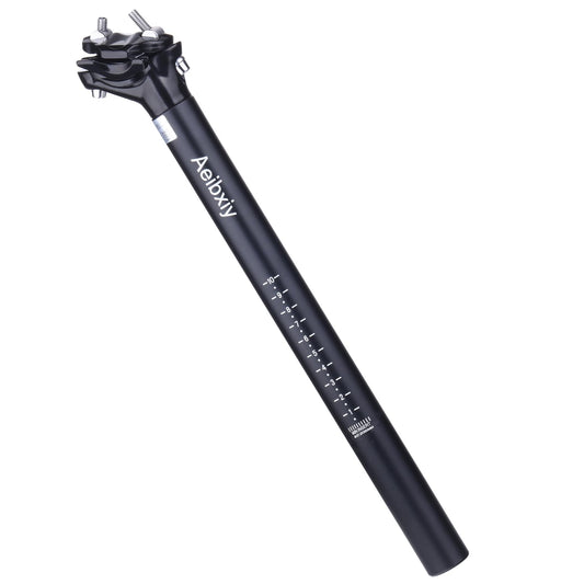 Aeibxiy Bike SeatPost 27.2mm 30.9mm 31.6mm Aluminum Alloy 350mm Bicycle Seat Post for Mountain Road Bikes BMX