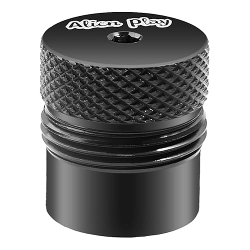 Aluminum Fast Cap Adapter for CO2 Quick Changes Compatible with Byrna LE, SD, EP, LE, HD, XL(Anodized Black)