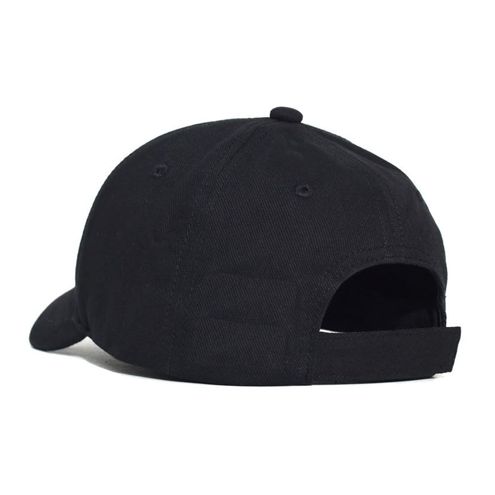 Agturber Men's Short Brim Baseball Cap Quick Dry Lightweight Breathable Adjustable Unstructured Dad Hat Black