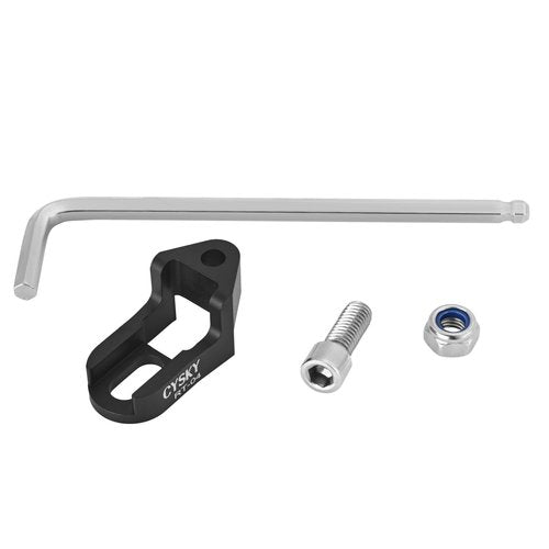 CYSKY Bike C Brake Extension Adapter 406 to 451 Wheelset Conversion Rack for 20 inch Frame (Aluminium Alloy) (Black)