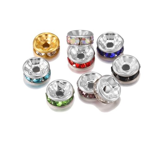 KTGCOZS Pack of 50 Fishing Beads Fishing Wedding Spinner Rig Making Supplies Walleye DIY Mixed Color