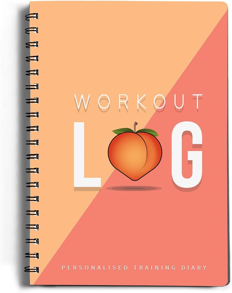 Workout Planner for Daily Fitness Tracking & Goals Setting - A5 Size, 6” x 8”, Charcoal Gray - Men & Women Personal Home & Gym Training Diary - Log Book Journal - by Workout Log Gym