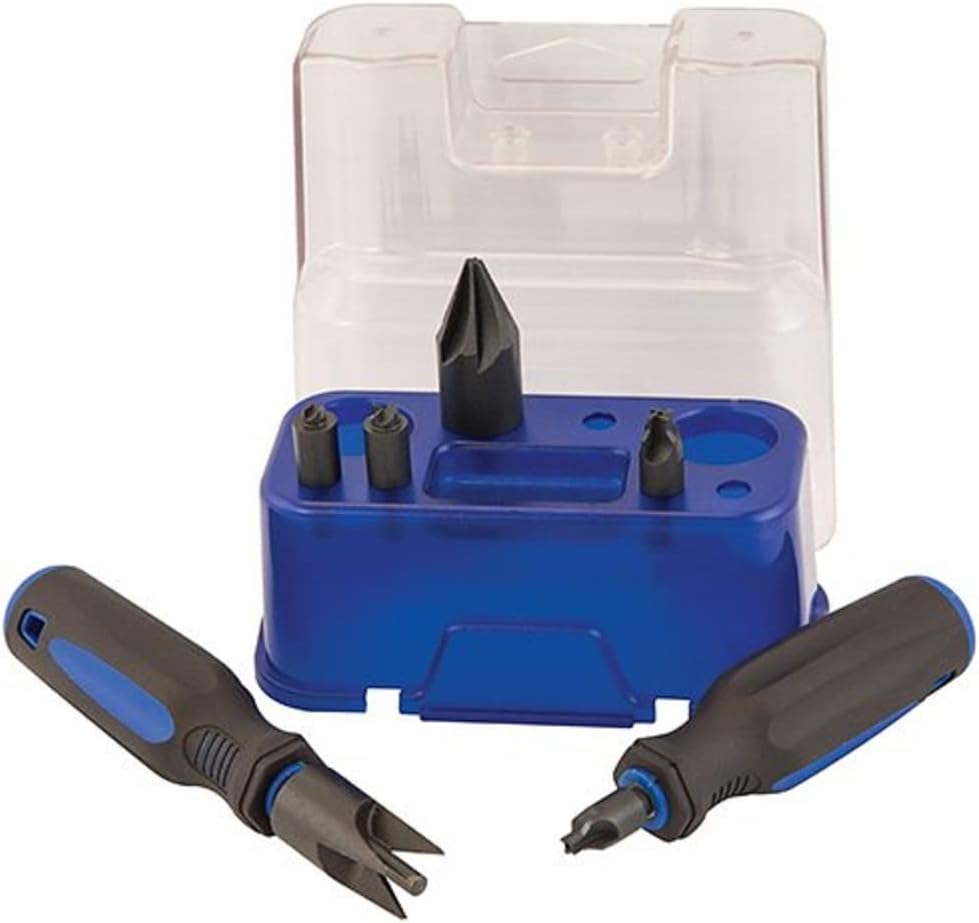 Frankford Arsenal Case Trim & Prep Center with Expansion Kit - Reloading Tool for Crimp Removal, Chamfering & Deburring