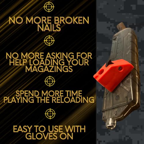 Generic Airsoft Speed Loader for Pistol Magazines Quick and Easy Reload (Red)