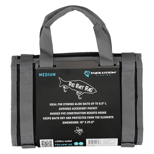 Big Bait Storage Bag for Large Fishing Lures - Roll-Up Tackle Organizer